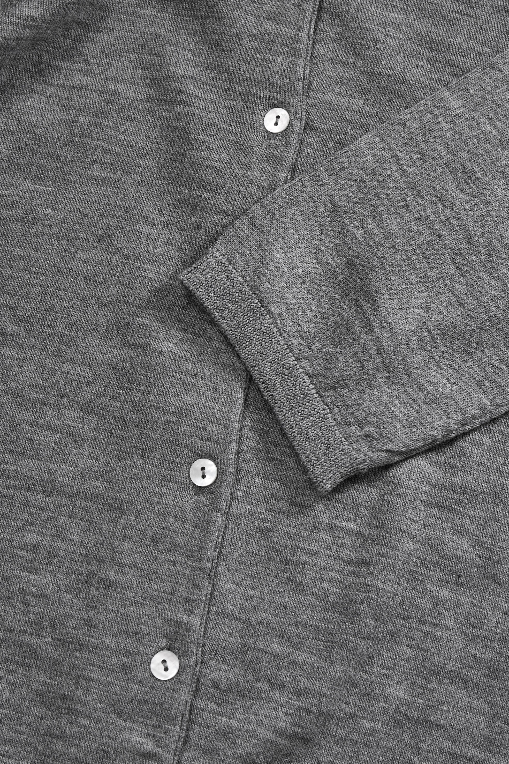 Skall Studio Amethyst cardigan Cardigan Grey melange